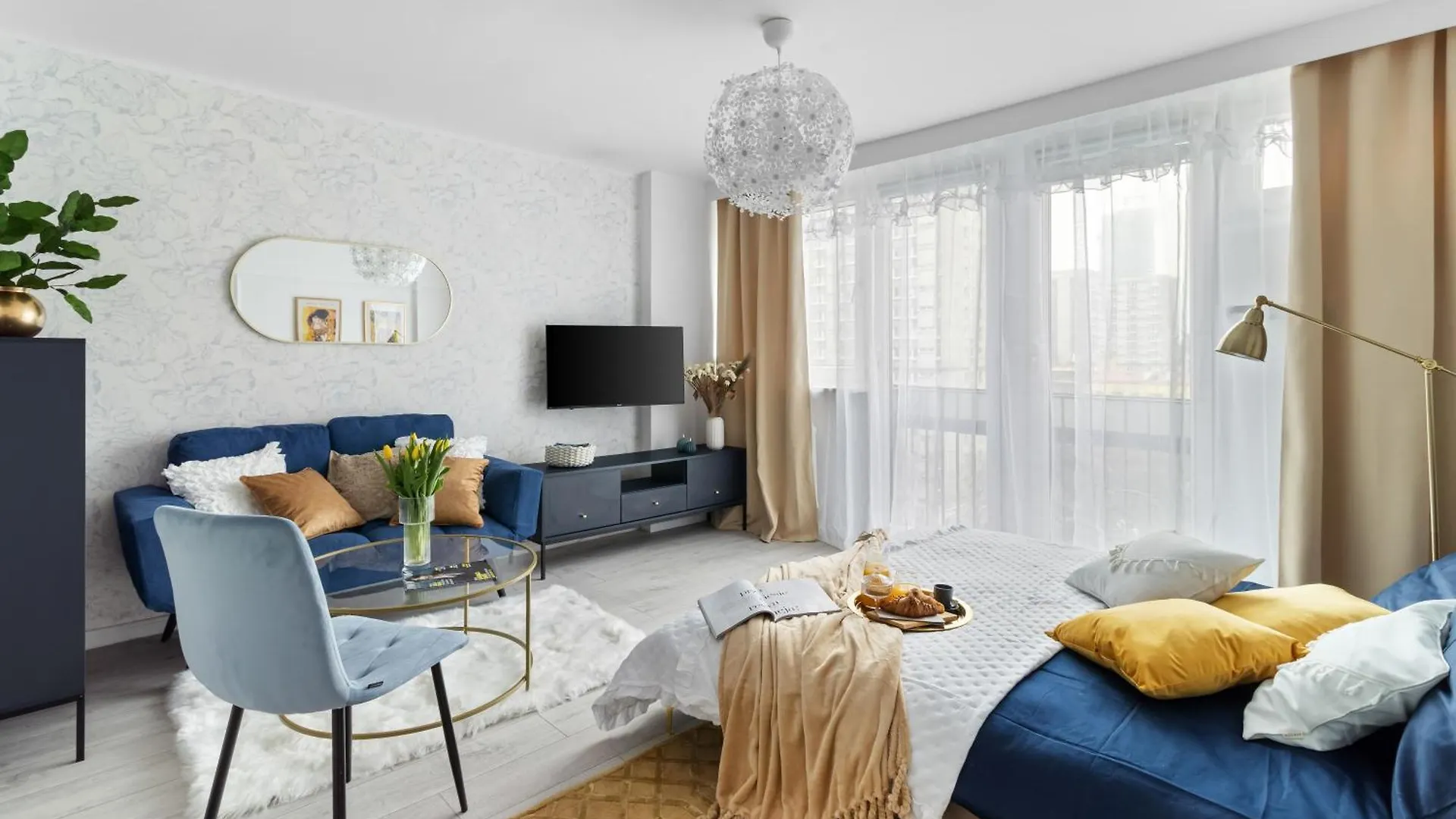 Apartment Air-Conditioned Downtown Oasis On Foot To Central Station Metro Smarttv Wifi Warsaw Poland